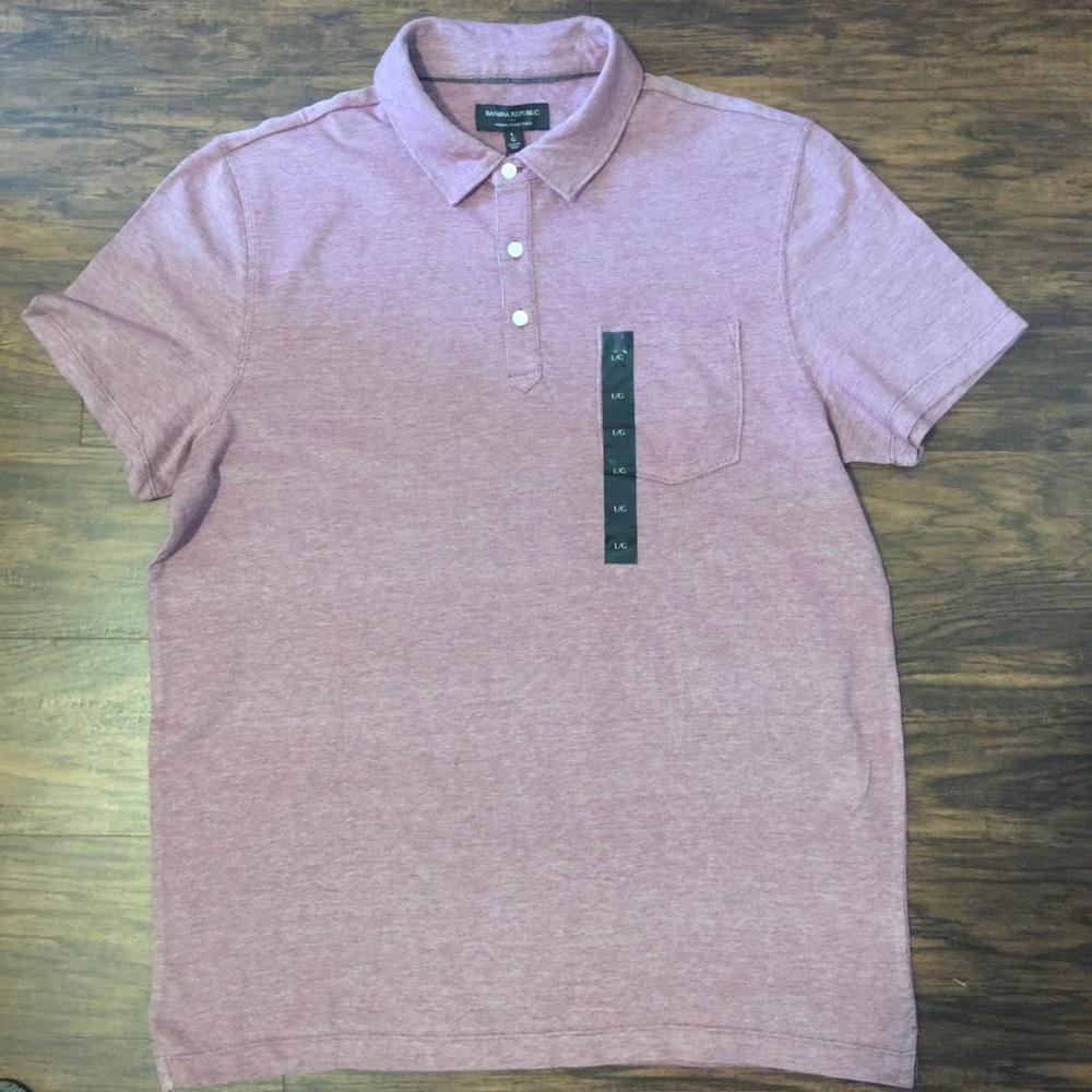 NWT Bannana Republic Men’s Polo Shirt Size L